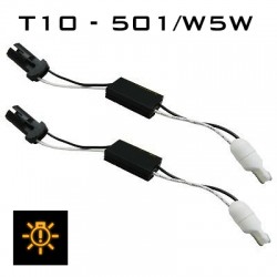 T10 - 501/W5W LED CANBUS MODULE - ADAPTOR KIT